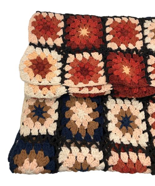 STORY mfg（ストーリーエムエフジー）story mfg (ストーリーエムエフジー) peace scarf レッドの古着・服飾アイテム