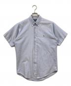 RALPH LAURENラルフローレン）の古着「半袖ボタンダウンシャツ」｜ブルー