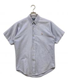 RALPH LAUREN（ラルフローレン）の古着「半袖ボタンダウンシャツ」｜ブルー