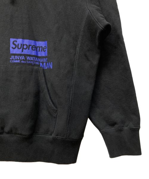 SUPREME（シュプリーム）Supreme (シュプリーム) JUNYA WATANABE COMME des GARCONS (ジュンヤワタナベ コムデギャルソン) Hooded Sweatshirt ブラック サイズ:LARGEの古着・服飾アイテム