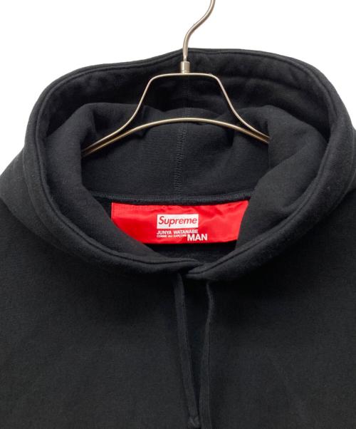 SUPREME（シュプリーム）Supreme (シュプリーム) JUNYA WATANABE COMME des GARCONS (ジュンヤワタナベ コムデギャルソン) Hooded Sweatshirt ブラック サイズ:LARGEの古着・服飾アイテム