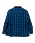 HIDE AND SEEK (ハイドアンドシーク) Wool Ombre Check L/S Jacket ブルー サイズ:L-HS：14000円