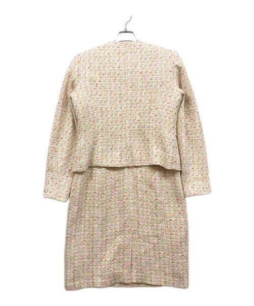 BROOKS BROTHERS（ブルックスブラザーズ）BROOKS BROTHERS (ブルックスブラザーズ) ツイードジャケット＆ワンピ セットアップ ピンク サイズ:ジャケット6/ワンピース8の古着・服飾アイテム