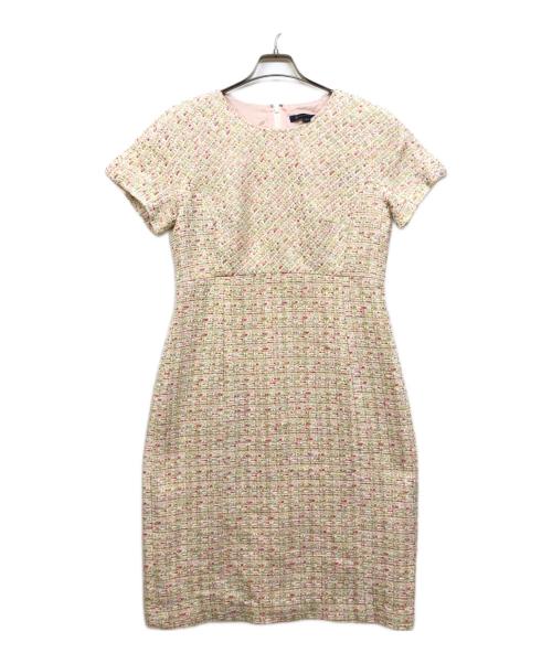 BROOKS BROTHERS（ブルックスブラザーズ）BROOKS BROTHERS (ブルックスブラザーズ) ツイードジャケット＆ワンピ セットアップ ピンク サイズ:ジャケット6/ワンピース8の古着・服飾アイテム
