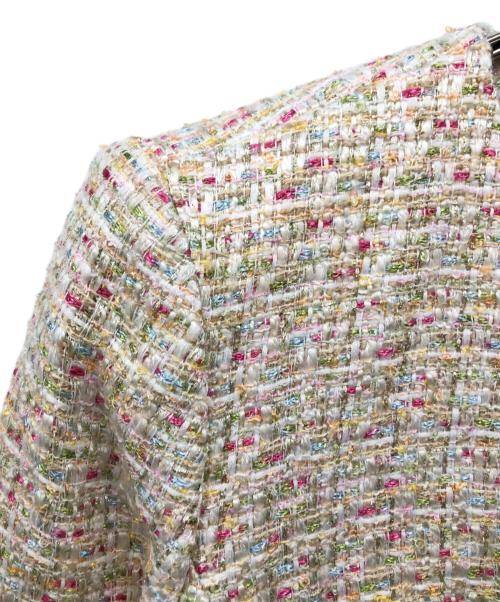 BROOKS BROTHERS（ブルックスブラザーズ）BROOKS BROTHERS (ブルックスブラザーズ) ツイードジャケット＆ワンピ セットアップ ピンク サイズ:ジャケット6/ワンピース8の古着・服飾アイテム