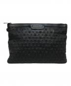 JIMMY CHOOジミーチュウ）の古着「スタッズクラッチバッグ」｜ブラック