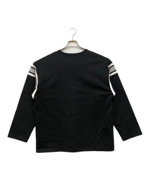 BlackEyePatch（ブラックアイパッチ）BlackEyePatch (ブラックアイパッチ) ALL CITY FOOTBALL HEAVY-WEIGHT TEE ブラック サイズ:Lの古着・服飾アイテム