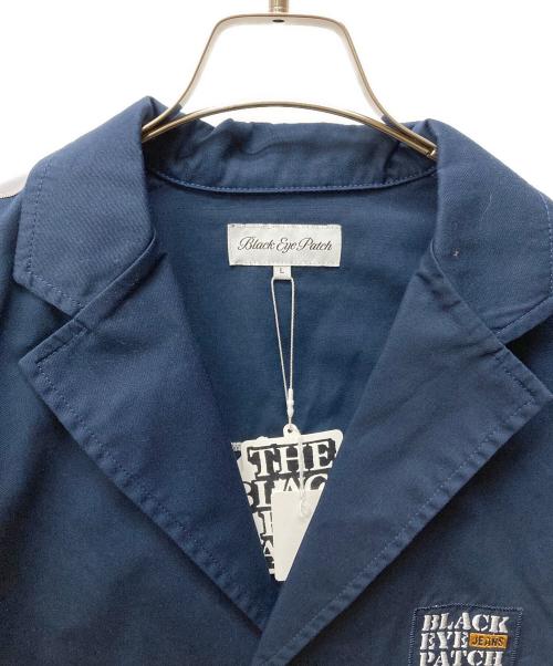 BlackEyePatch（ブラックアイパッチ）BlackEyePatch (ブラックアイパッチ) パッチツイルテーラードジャケット ネイビー サイズ:Ｌ 未使用品の古着・服飾アイテム