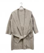 'S Max Maraエスマックスマーラ）の古着「ヴァージンウール ベルテッドリバーガウンコート」｜グレー