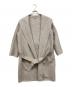 'S Max Mara（エスマックスマーラ）の古着「ヴァージンウール ベルテッドリバーガウンコート」｜グレー