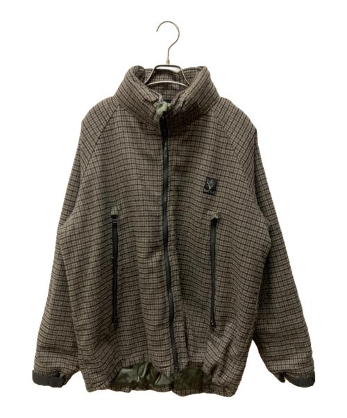 South2 West8（サウスツー ウエストエイト）South2 West8 (サウスツー ウエストエイト) Weather Effect Jacket/ウェザーエフェクトジャケット ブラウン サイズ:XSの古着・服飾アイテム