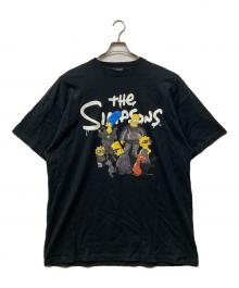 BALENCIAGA×The Simpsons（バレンシアガ×ザ シンプソンズ）の古着「シンプソンズプリントTシャツ」｜ブラック