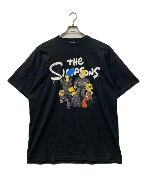BALENCIAGA（バレンシアガ）BALENCIAGA (バレンシアガ) the simpsons (ザ シンプソンズ) シンプソンズプリントTシャツ ブラック サイズ:3の古着・服飾アイテム