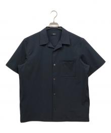 theory（セオリー）の古着「TEXTURED POLY NOLL SS FC」｜ネイビー