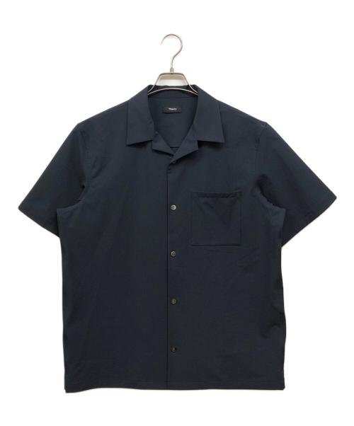 theory（セオリー）theory (セオリー) TEXTURED POLY NOLL SS FC ネイビー サイズ:Mの古着・服飾アイテム