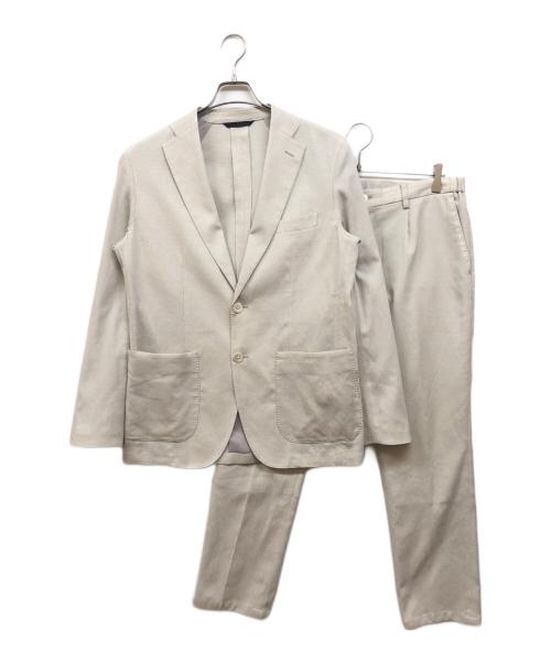 D'URBAN（ダーバン）D'URBAN (ダーバン) SOLOTEX インターツイン セットアップ アイボリー サイズ:上48　下50の古着・服飾アイテム