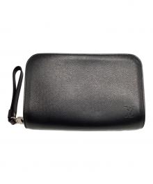 LOUIS VUITTON（ルイ ヴィトン）の古着「タイガ バイカル クラッチバッグ」｜ブラック