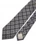 GUCCI (グッチ) ネクタイ グレー×ネイビー サイズ:記載無し：8000円