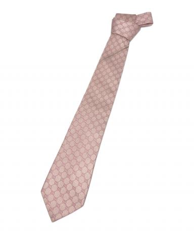 中古・古着通販】GUCCI (グッチ) ネクタイ ピンク サイズ:148×8cm