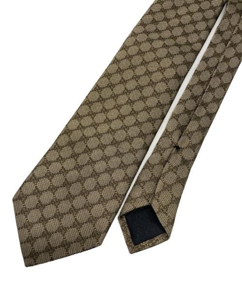 GUCCI（グッチ）GUCCI (グッチ) ネクタイ ベージュ サイズ:148×8ｃｍの古着・服飾アイテム