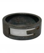 GUCCIグッチ）の古着「ブランデッドGリング」｜シルバー