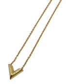 LOUIS VUITTONルイ ヴィトン）の古着「エッセンシャルV ネックレス」｜ゴールド