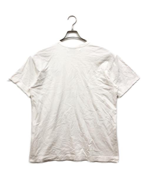 PLAY COMME des GARCONS（プレイコムデギャルソン）PLAY COMME des GARCONS (プレイコムデギャルソン) ハートワッペンtシャツ ホワイト サイズ:XXLの古着・服飾アイテム