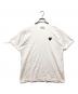 PLAY COMME des GARCONS（プレイコムデギャルソン）の古着「ハートワッペンtシャツ」｜ホワイト