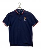 POLO RALPH LAURENポロ・ラルフローレン）の古着「鹿の子ポロシャツ」｜ネイビー