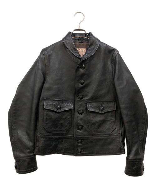 Pherrow's（フェローズ）Pherrow's (フェローズ) COSSACK JACKET ブラック サイズ:36の古着・服飾アイテム