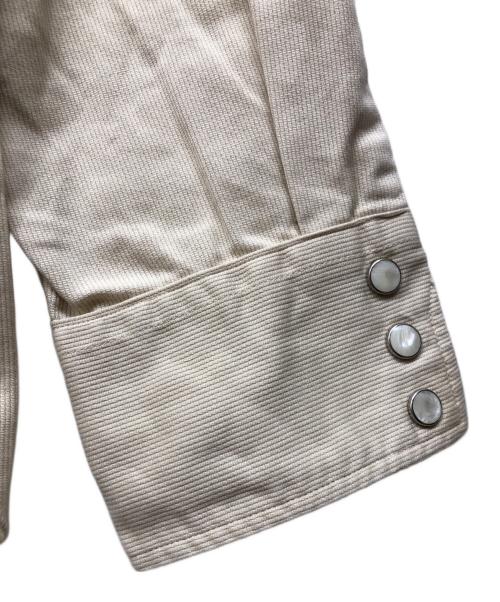 WAREHOUSE（ウエアハウス）WAREHOUSE (ウエアハウス) コーデュロイウエスタンシャツ ベージュ サイズ:36の古着・服飾アイテム