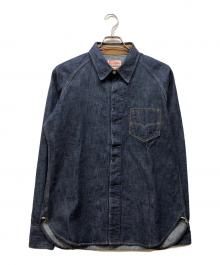 Deluxeware（デラックスウェア）の古着「比翼デニムシャツ」｜インディゴ