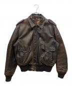 Schottショット）の古着「A-2フライトジャケット」｜ブラウン