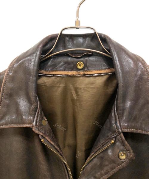 Schott（ショット）Schott (ショット) A-2フライトジャケット ブラウン サイズ:42の古着・服飾アイテム