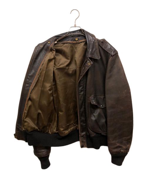 Schott（ショット）Schott (ショット) A-2フライトジャケット ブラウン サイズ:42の古着・服飾アイテム