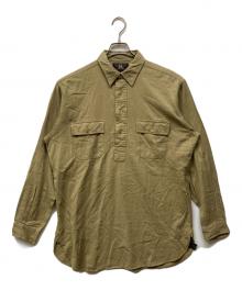 RRL（ダブルアールエル）の古着「ヘリンボーンコットンプルオーバーシャツ」｜ベージュ