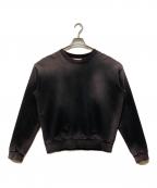 MARNI×BARNEYS NEWYORKマルニ×バーニーズ・ニューヨーク）の古着「別注 ヴィンテージ加工 ロゴステッチ スウェットシャツ」｜ブラック