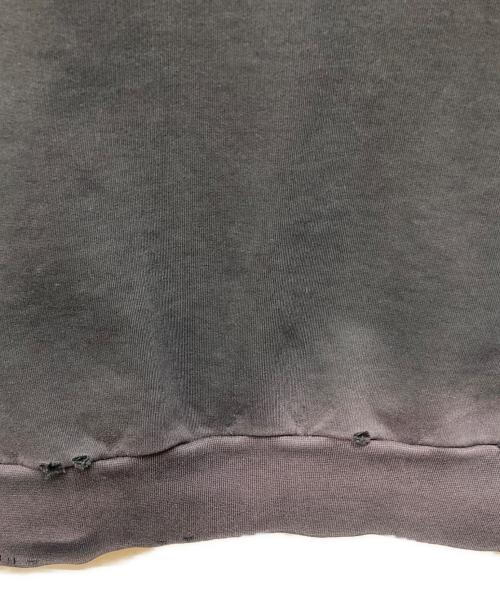 MARNI（マルニ）MARNI (マルニ) BARNEYS NEWYORK (バーニーズ・ニューヨーク) 別注 ヴィンテージ加工 ロゴステッチ スウェットシャツ ブラック サイズ:46の古着・服飾アイテム