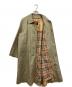 中古・古着 Burberry's (バーバリー) ノヴァチェックライナー ステンカラーコート カーキ サイズ:サイズ不明：12000円