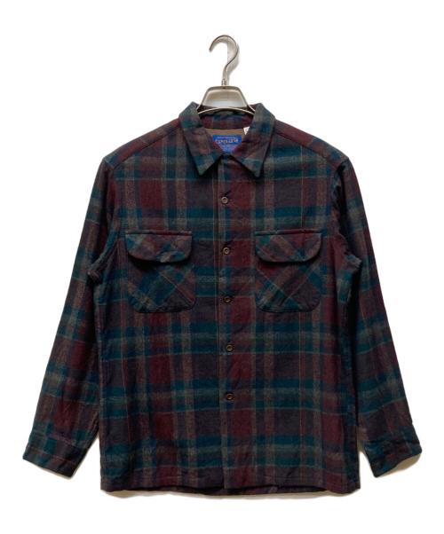 PENDLETON（ペンドルトン）PENDLETON (ペンドルトン) ボードシャツ レッド×グリーン サイズ:Mの古着・服飾アイテム