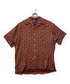 POLO RALPH LAURENポロ・ラルフローレン）の古着「レーヨン オープンカラーシャツ」｜レッド