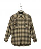 PENDLETONペンドルトン）の古着「オンブレチェック ウエスタンシャツ」｜ブラウン