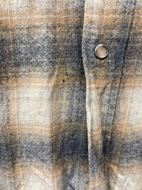 PENDLETON（ペンドルトン）PENDLETON (ペンドルトン) オンブレチェック ウエスタンシャツ ブラウン サイズ:Lの古着・服飾アイテム