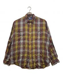 POLO RALPH LAUREN（ポロ・ラルフローレン）の古着「ASHNER レーヨンチェックシャツ」｜グリーン