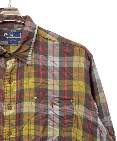POLO RALPH LAUREN（ポロ・ラルフローレン）POLO RALPH LAUREN (ポロ・ラルフローレン) ASHNER レーヨンチェックシャツ グリーン サイズ:未記入　の古着・服飾アイテム