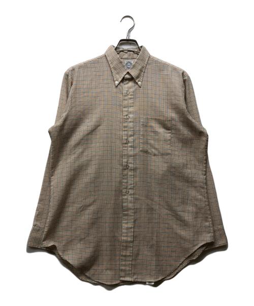 ARROW（アロー）ARROW (アロー) ヴィンテージボタンダウンシャツ オレンジ サイズ:16-33の古着・服飾アイテム