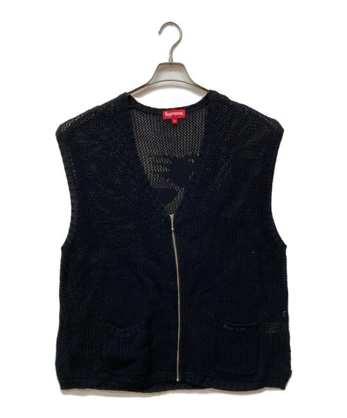 SUPREME（シュプリーム）Supreme (シュプリーム) 23SS Dragon Zip Up Sweater Vest ブラック サイズ:Mの古着・服飾アイテム