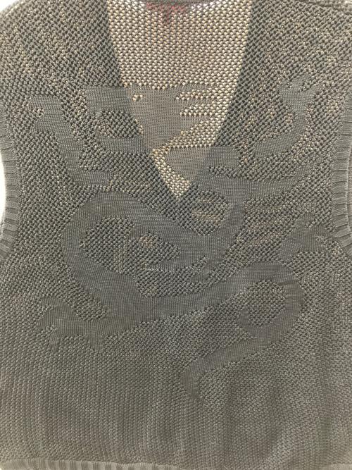 SUPREME（シュプリーム）Supreme (シュプリーム) 23SS Dragon Zip Up Sweater Vest ブラック サイズ:Mの古着・服飾アイテム