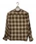 SUGAR CANE (シュガーケーン) RAYON OMBRE CHECK OPEN SHIRT ブラウン サイズ:M：10000円
