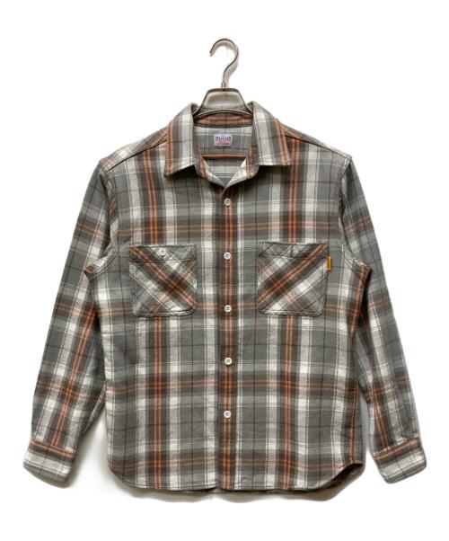 STANDARD CALIFORNIA（スタンダードカリフォルニア）STANDARD CALIFORNIA (スタンダードカリフォルニア) ヘビーフランネルチェックシャツ ブラウン サイズ:Mの古着・服飾アイテム